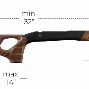 woox cobra rifle stock dimensions