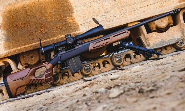 woox cobra rifle stock walnut
