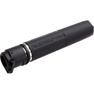 CMMG Defcan 762 Direct Thread Suppressor .308 Win 1-3/8x24 Black with 5/8x24 Muzzle Brake — view 2