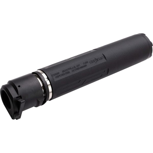 CMMG Defcan 762 Direct Thread Suppressor .308 Win 1-3/8x24 Black with 5/8x24 Muzzle Brake — view 2