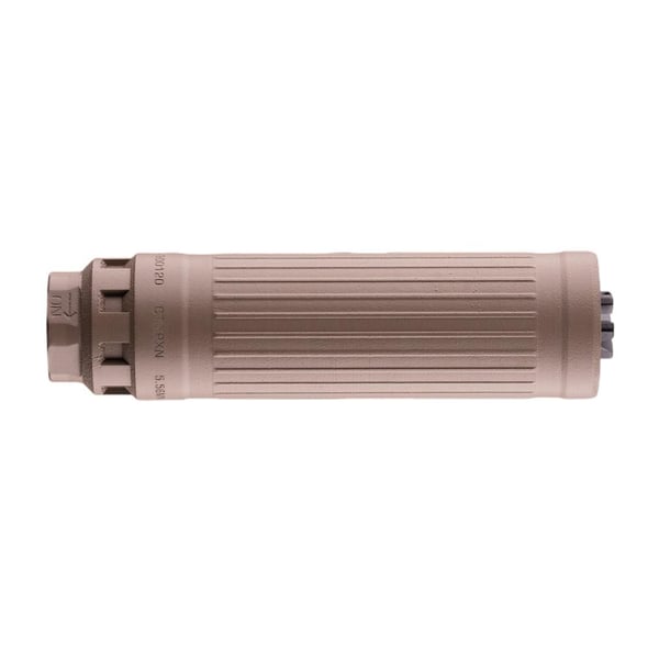 Dead Air Defense CT5P Patrol Suppressor 5.56mm XENO Mount FDE