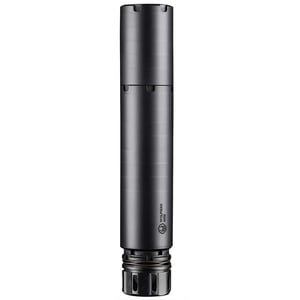 Dead Air Wolfman Modular QD Pistol Suppressor 9mm Luger Stainless Steel Black Finish Key Micro Adapter — view 2