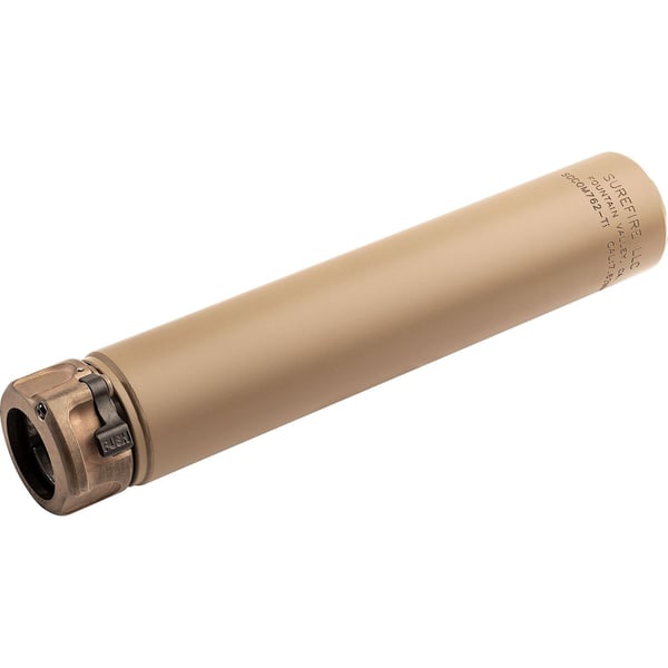 Surefire SOCOM762-Ti2 End Mount Titanium Suppressor 7.62mm/308 Dark Earth