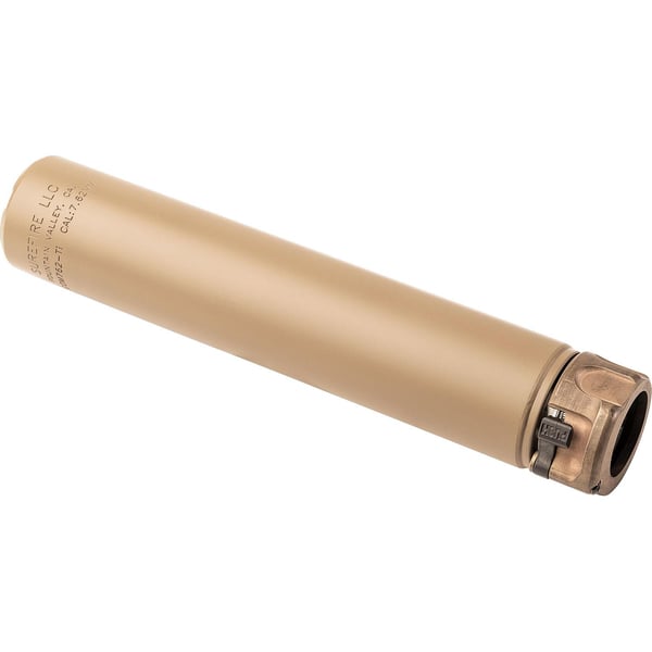 Surefire SOCOM762-Ti2 End Mount Titanium Suppressor 7.62mm/308 Dark Earth — view 3