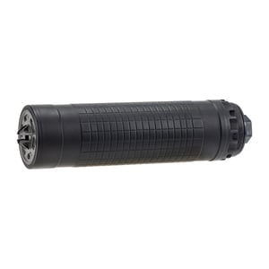 IWI Silencer 6 Direct Thread Suppressor 6mm Nickel Alloy/Stainless Steel 1/2"-28 HUB-T Mount Black — view 2