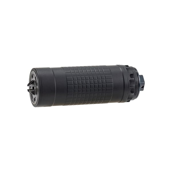 IWI Silencer 6K Direct Thread Suppressor 6mm Nickel Alloy/Stainless Steel 1/2"-28 HUB-T Mount Black — view 2