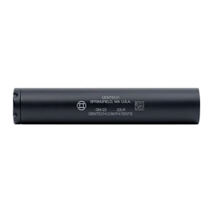 Gemtech GM-22 Direct Thread Aluminum Rimfire Suppressor .22LR Black