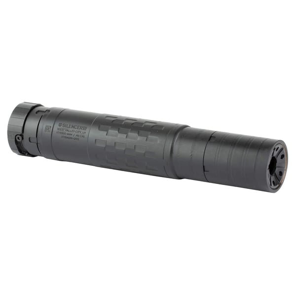 SilencerCo Hybrid 46M Centerfire Rifle Suppressor 9mm to 45 ACP Stainless Steel/Titanium — view 2