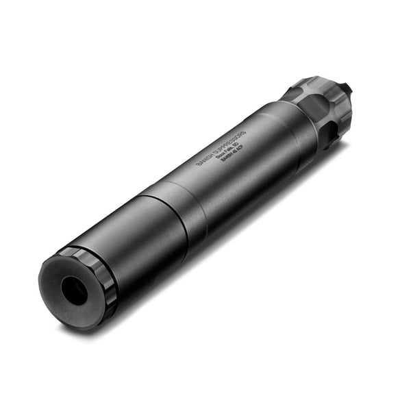 Banish 45 Direct Thread Suppressor .45 Auto Titanium/Aluminum .578x28 Black 8.6" Length — view 2