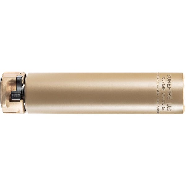 Surefire 2nd Gen Fast Attach SOCOM556-SB2 Suppressor 5.56mm Stainless Steel FDE — view 3