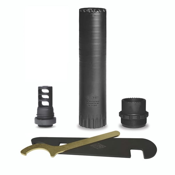 YHM Resonator R2 QD Suppressor .30 Cal Stainless Steel/Cobalt 6 Black 5/8-24? — view 2