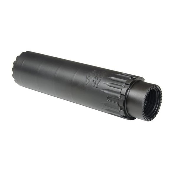 YHM Turbo T3 Suppressor with QD Flash Hider 5.56mm Stainless Steel/Cobalt 1/2x28 — view 3