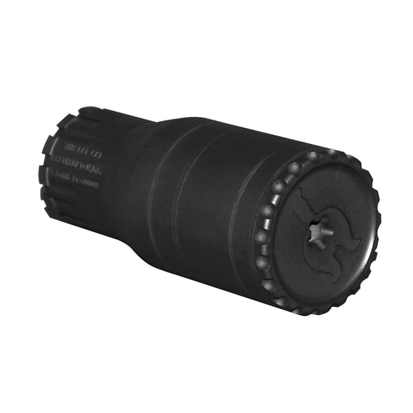 YHM Fat Cat 5.56mm QD Suppressor w/Mini sRx Muzzle Brake 5.56mm Stainless Steel/Cobalt 6 Black 1/2x28 — view 2