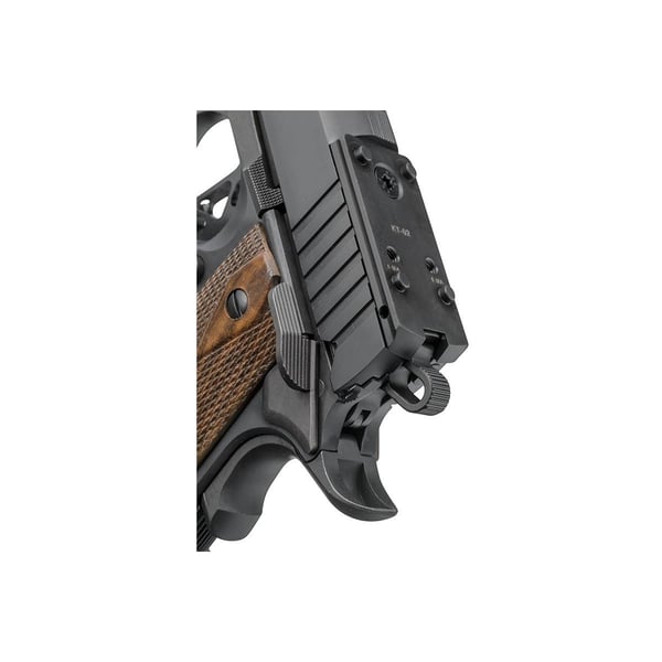 Chiappa 1911 Superior MRS Red Dot Handgun .45 ACP 5" Barrel Blued Frame Walnut Grips ZT Red Dot — view 3