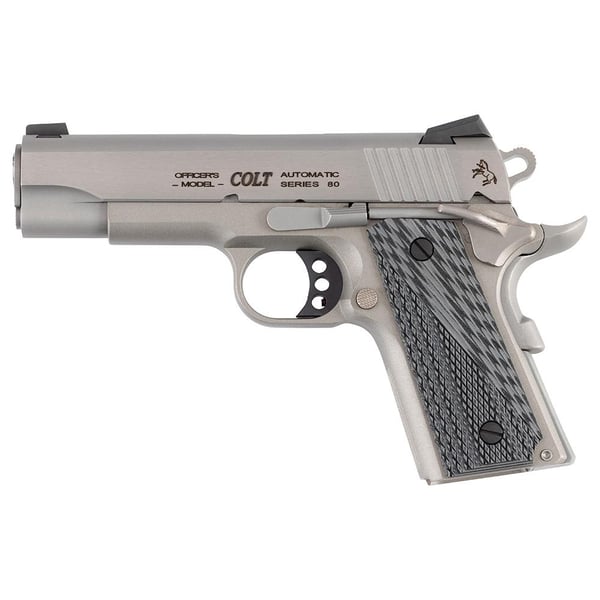 Colt Lightweight Officer Single Action Handgun .45 Auto 7rd Magazine 4.25" Barrel G10 Grips — view 2