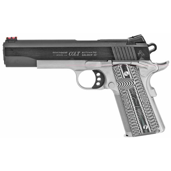 Colt Competition 1911 Handgun .45 ACP 8rd Magazine 5" Barrel Two-Tone Stainless Black — view 2
