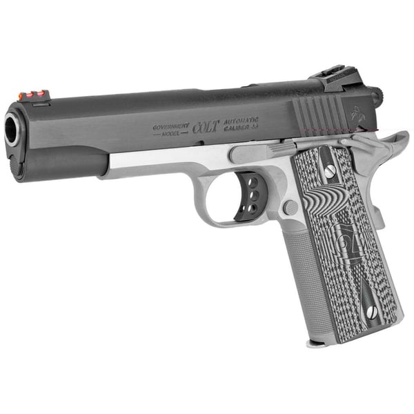 Colt Competition 1911 Handgun .45 ACP 8rd Magazine 5" Barrel Two-Tone Stainless Black — view 3
