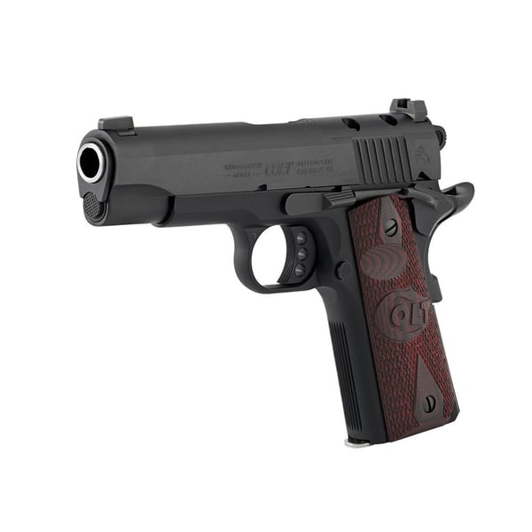 Colt Optic Ready Lightweight Commander Handgun .45 ACP 8rd Magazine 4.25" Barrel Black with G10 Black Cherry Grips — view 3