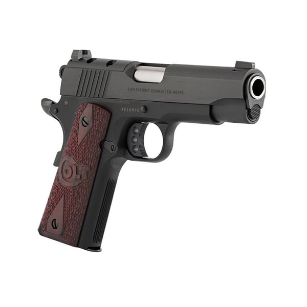 Colt Optic Ready Lightweight Commander Handgun .45 ACP 8rd Magazine 4.25" Barrel Black with G10 Black Cherry Grips — view 2