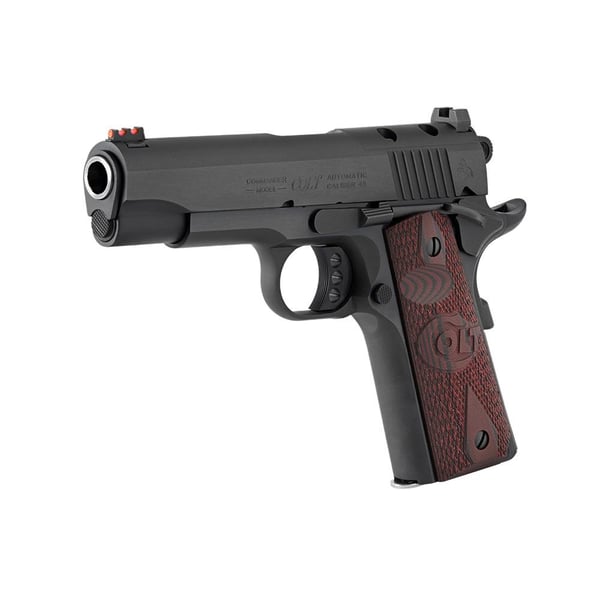 Colt Optic Ready Combat Commander Handgun 9mm Luger 9rd Magazine 4.25" Black with G10 Black Cherry Grips — view 3