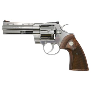 Colt Python Handgun .357 Mag 6rd Capacity 5" Barrel Stainless Finish Walnut Target Wood Grips CA Compliant — view 2