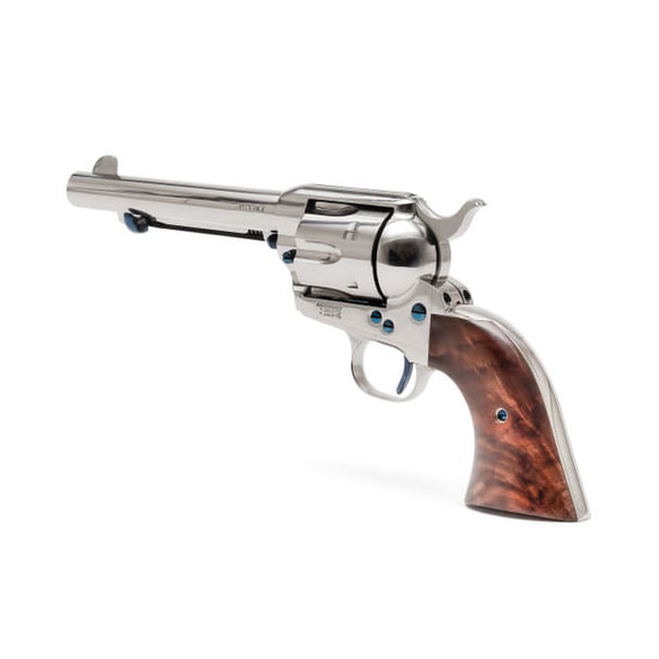 Standard Manufacturing SAA Nickel Revolver .45 Colt 6rd Capacity 5.5" Barrel 2 Piece Grip — view 3