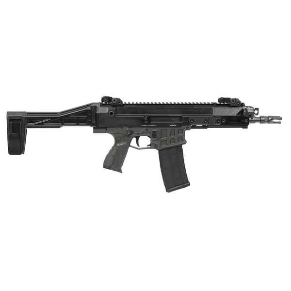 CZ USA Bren 2 MS Handgun 7.62x39 30rd Magazine 9" 1/2x28 Threaded Barrel Black with SB Tactical Brace