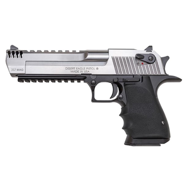 Desert Eagle L6 Handgun .357 Mag 9rd Magazine 6" Barrel Silver Slide with Black Frame — view 2
