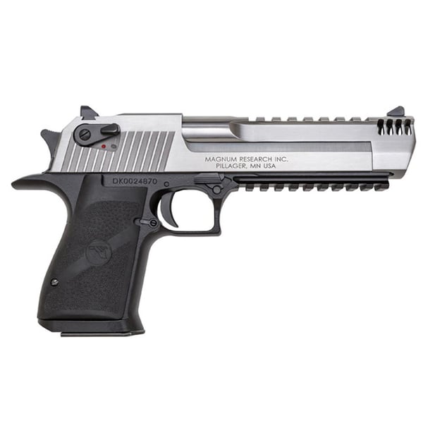 Magnum Research Desert Eagle Mark XIX Handgun .44 Mag 8rd Magazine 6" Barrel Black with Silver Slide