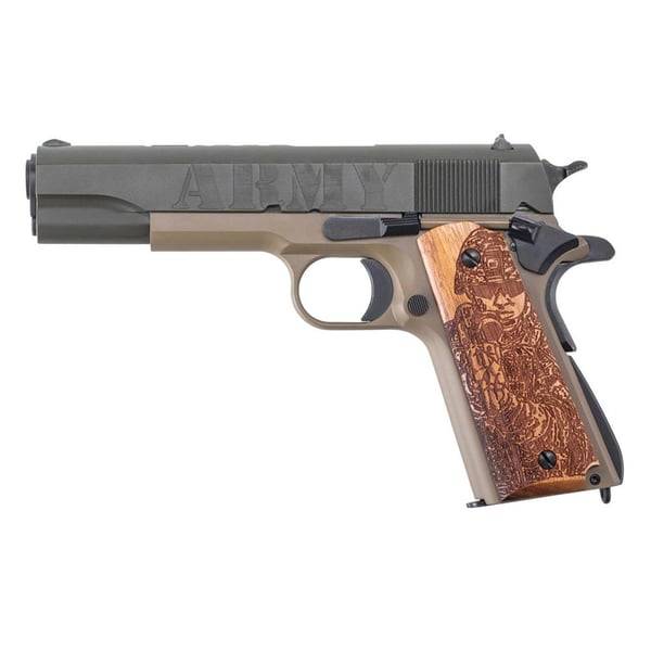 Auto Ordnance Army 250th Special Edition Handgun .45 ACP 7rd Magazine 5" Barrel Wood Grip — view 2