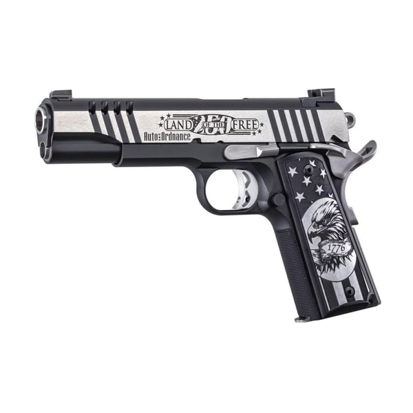 Auto Ordnance America 250th Anniversary "Land of the Free" 1911 Handgun 7rd Magazine(1) 5" Barrel TruGlo Sight — view 2