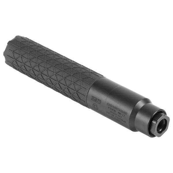 Gemtech NEBULA 5.7 Direct Thread Suppressor 5.7x28mm 1.2" Dia 1/2x28 Thread Black Cerakote — view 3