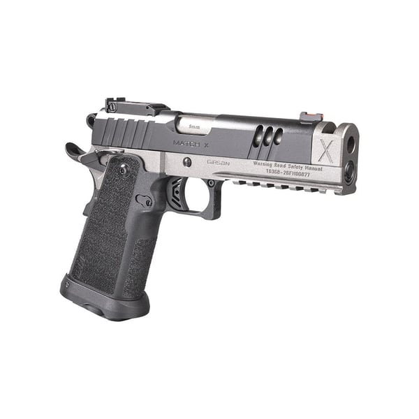 Girsan Witness2311 Match X Handgun 9mm Luger 17rd (1) & 20rd (1) Magazines 5" Barrel Two Tone Tungsten/Black — view 2