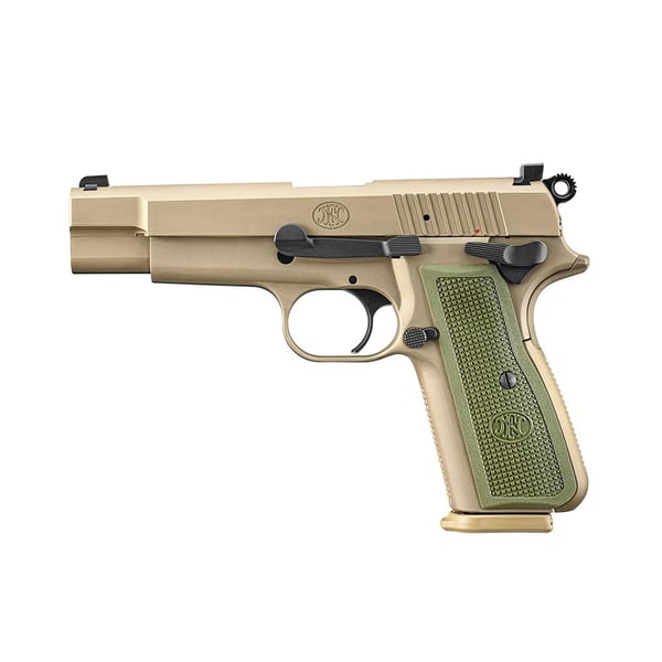 FN High Power Handgun 9mm Luger 17rd Magazines(2) 4.7" Barrel FDE Slide/Frame — view 3