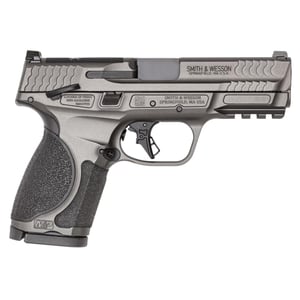 S&W M&P 9 M2.0 Metal Compact OR Handgun 9mm Luger 10rd Magazine(2) 4" Barrel Tungsten Gray Cerakote Thumb Safety