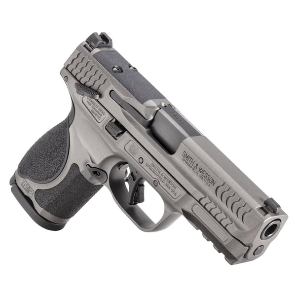 S&W M&P 9 M2.0 Metal Compact OR Handgun 9mm Luger 10rd Magazine(2) 4" Barrel Tungsten Gray Cerakote Thumb Safety — view 2