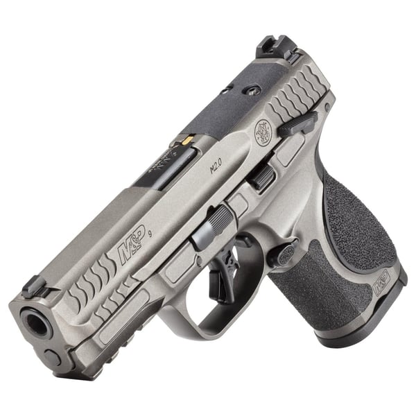 S&W M&P9 M2.0 Metal Optic Ready Compact Handgun 9mm Luger 10rd Magazines(2) 4" Barrel Thumb Safety Load Indicator CA Compliant — view 3