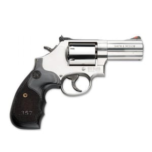 Smith & Wesson L-Frame Model 686 Plus Handgun .357 Mag 7rd Capacity 3" Barrel Silver with Black