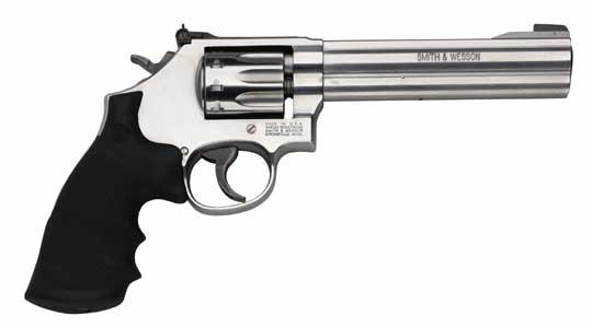 S&W M617 Handgun .22 LR 10rd Capacity 6" Barrel Stainless Satin Steel Finish