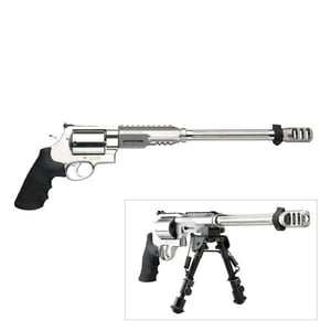 S&W PC M460XVR Handgun .460 S&W Mag 5rd Capacity 14" Barrel Satin Stainless Finish with Bipod