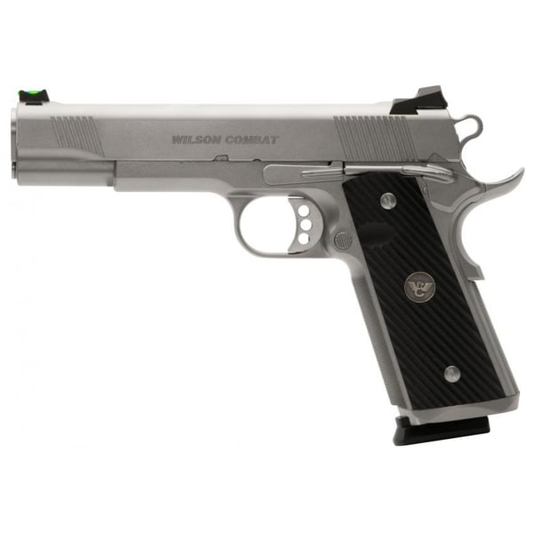 Wilson Combat CQB Elite Full-Size Handgun .45 Auto 8rd Magazines (2) 5" Barrel Stainless Glass Bead Blast — view 2
