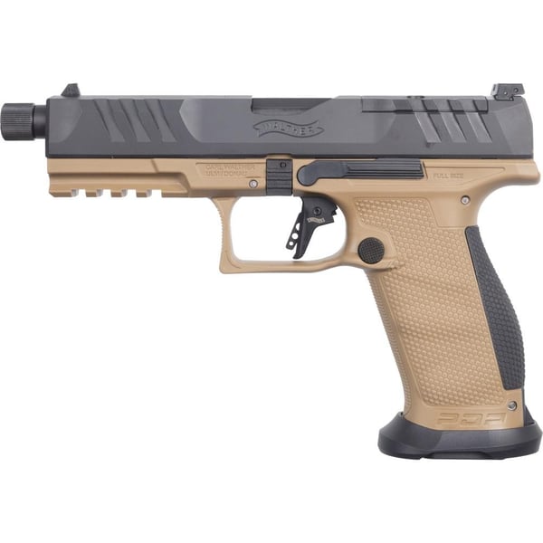 Walther PDP Pro Full Size Handgun 9mm Luger 18rd Magazines (3) 5.1" Barrel FDE Optics Ready — view 2