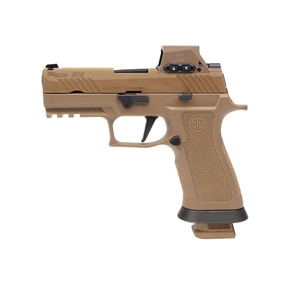 Sig Sauer M18X Handgun 9mm Luger 21rd Magazines (3) 3.9" Barrel Coyote with RomeoM17 — view 2