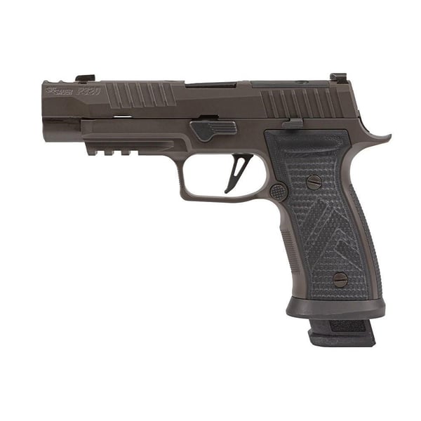 Sig Sauer P320 AXG Legion Handgun 9mm Luger 10rd Magazines (3) 3.9" Barrel Brown Optic Ready — view 2