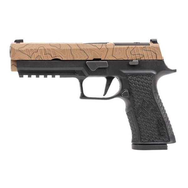 Sig Sauer P320-XTEN Endure Handgun 10mm Auto 15rd Magazines(3) 5" Barrel Topographic Pattern Slide — view 2
