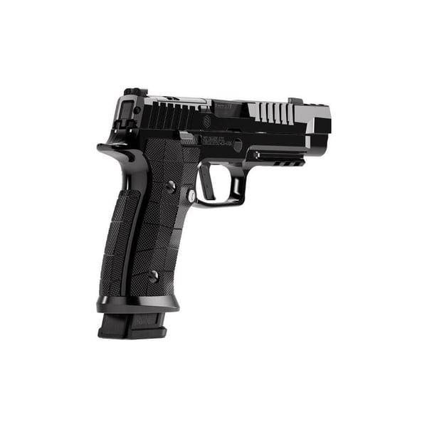 Sig Sauer Reserve Collection P320-SXG Handgun 9mm Luger 21rd Magazines(3) 3.9" Compensated Barrel Hi-Polish DLC — view 2