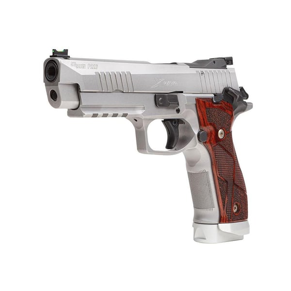 Sig Sauer P226 X-Five Stainless Custom Works Handgun 9mm Luger 10rd Magazines(3) 5" Barrel Cocobolo Grips SAO — view 3