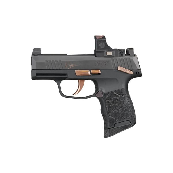 Sig Sauer P365 Rose Handgun .380 ACP 10rd Magazines (2) 3.1" Barrel Black with Romeo-RS — view 2