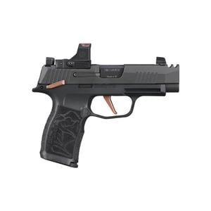 Sig Sauer P365-XL Rose Handgun 9mm Luger 12rd Magazines (2) 3.7" Barrel Black with Romeo-RS Comp