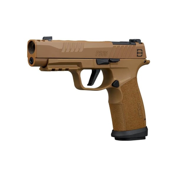 Sig Sauer P365-XF DH3 Handgun 9mm Luger 17(1)& 21(2)rd Magazines 3.7" Barrel DH3 Slide Coyote Optic Ready Competition Magwell — view 3
